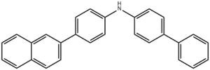 N-[4-(2-Naphthalenyl)phenyl]-[1,1'-biphneyl]-4-amine